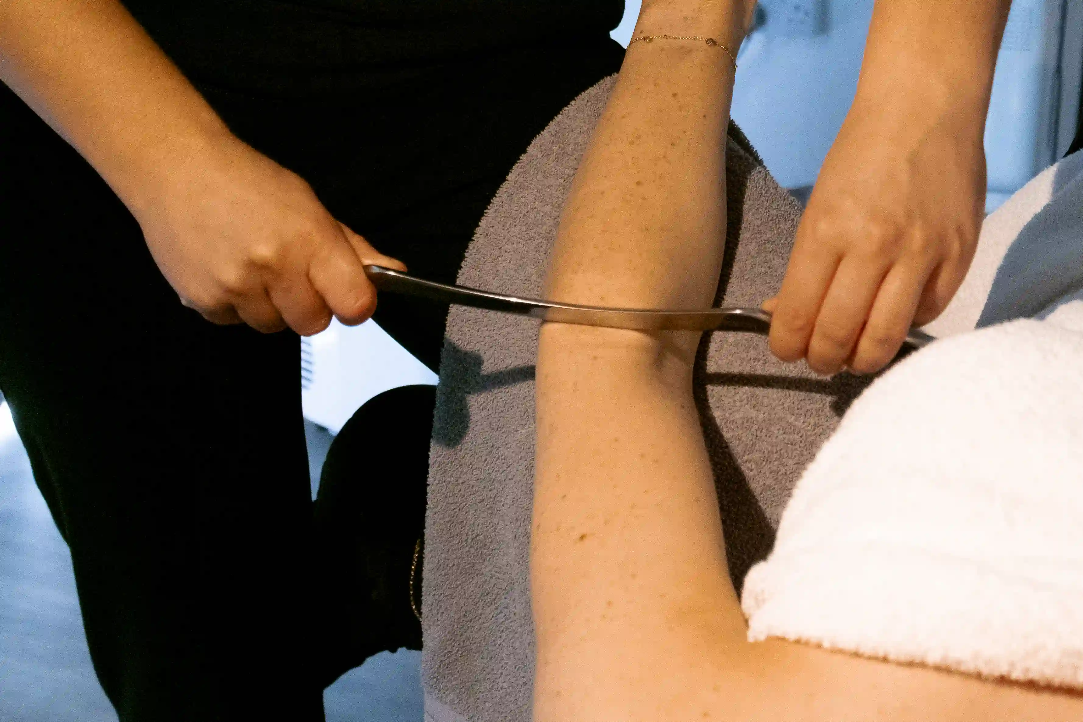 Sports massage blading treatment