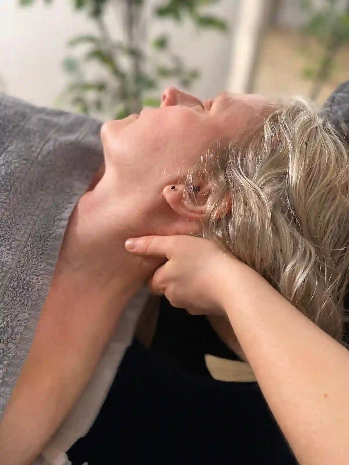 Indian head massage treatment